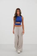 Pencere Detay Triko Bluz resmi